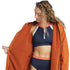 Fourth Element Tidal Change Robe made from Recycled Polyester - Orange | Open