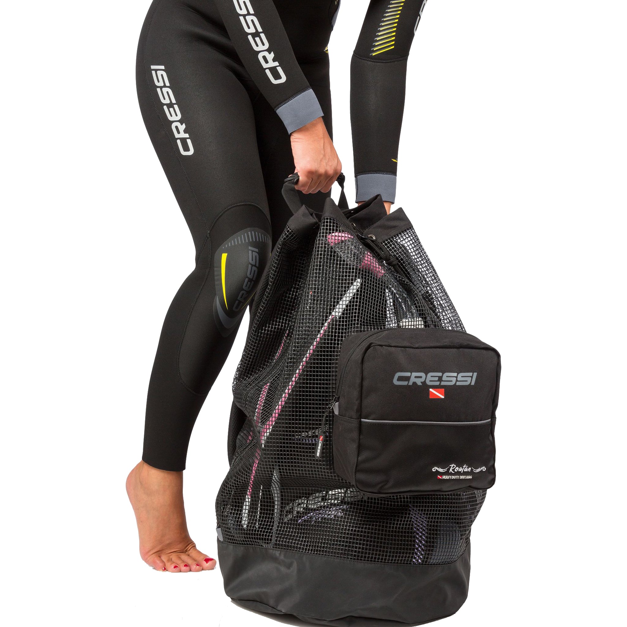 Cressi Roatan Dive Backpack | outer zipped pocket