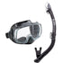Tusa Imprex 3D Hyperdry Mask & Elite Dry Snorkel Set | Black