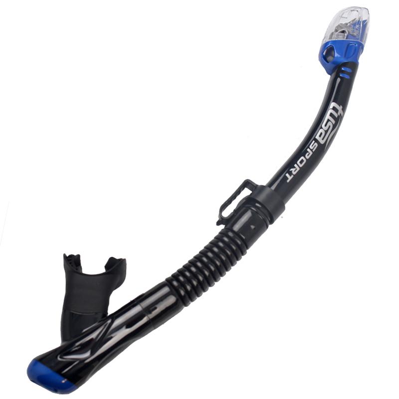 TUSA Elite Dry Snorkel | Black/Blue