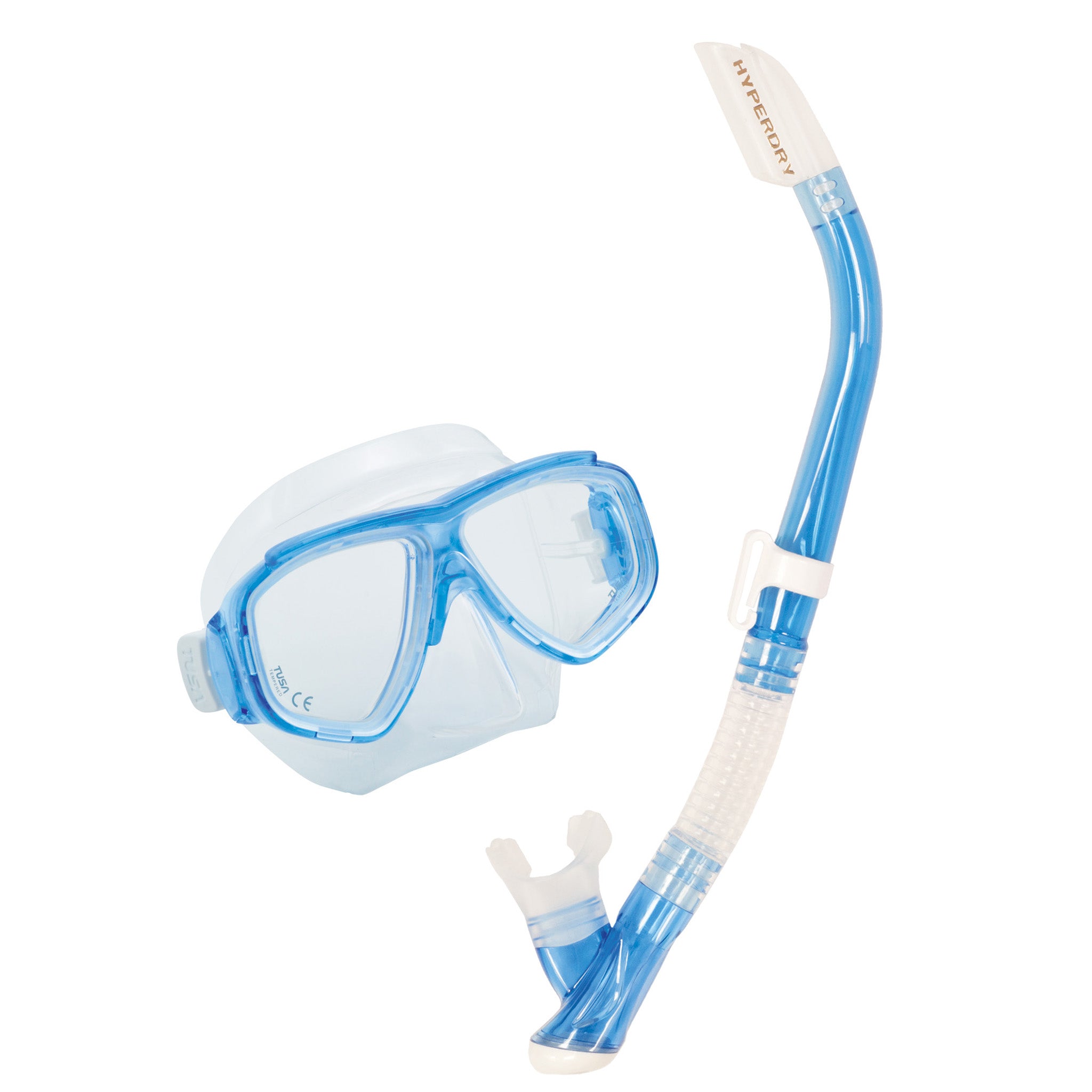 Tusa Splendive II Elite Snorkelling Set | Clear Blue