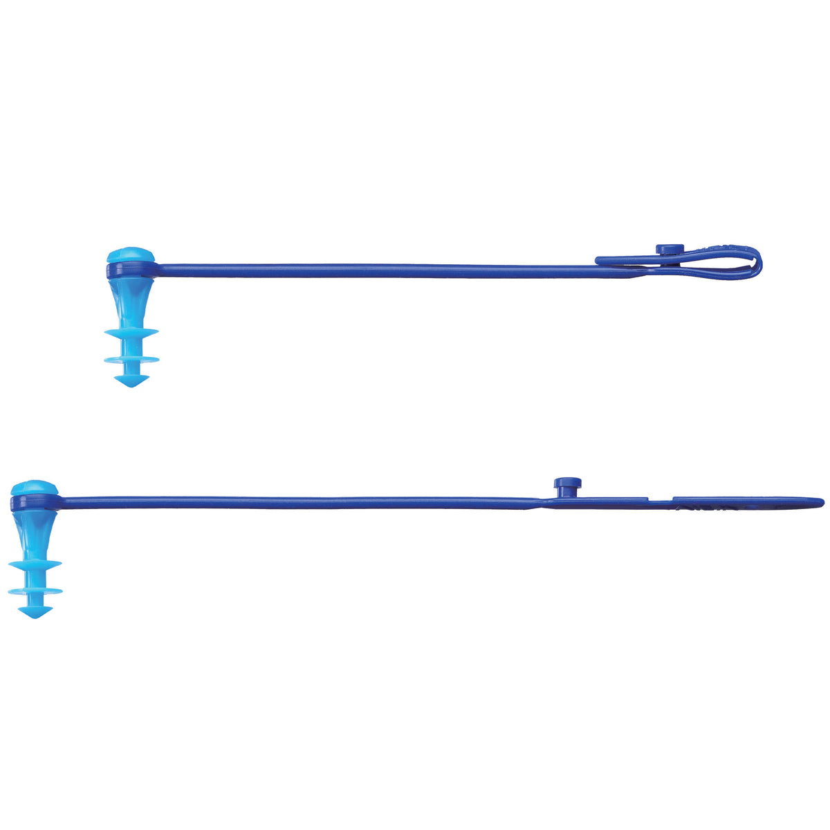 VIEW SWIM Silicone Ear Plugs with Retainer | Shown with  retainer strap