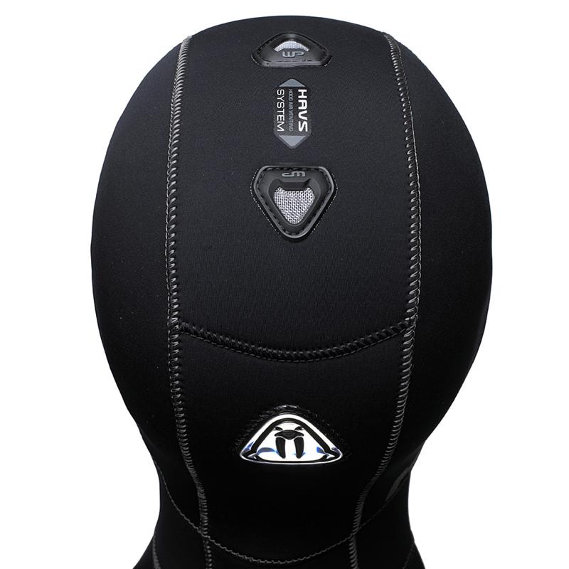 Waterproof H1 3/5mm Bibbed Hood | Back