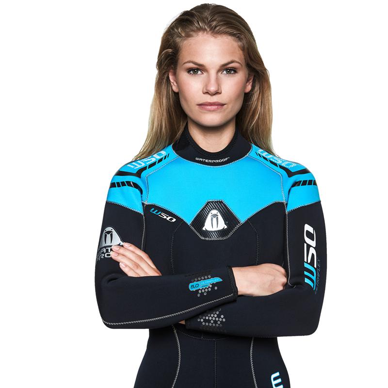 Waterproof Ladies W50 5mm Wetsuit | Top