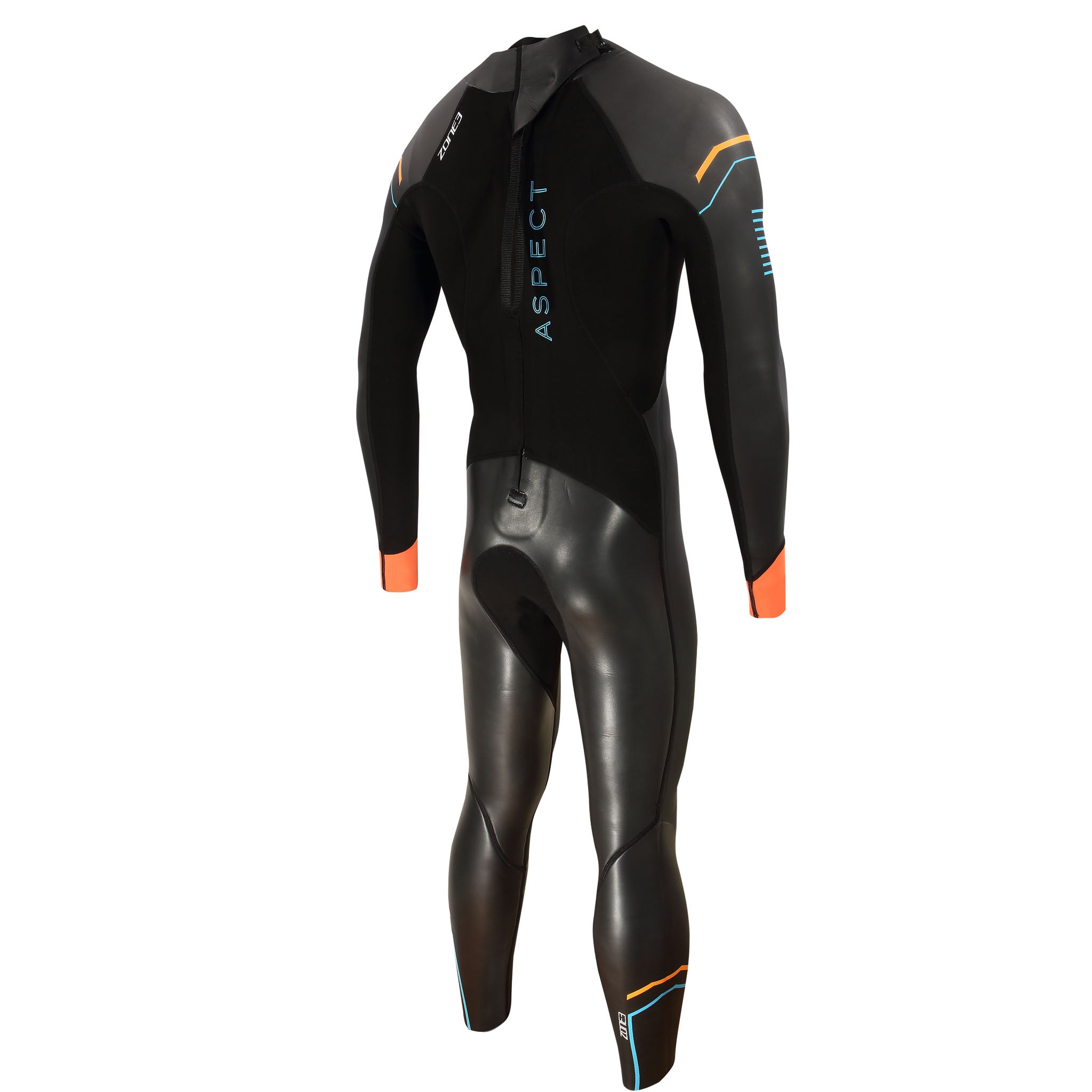 Zone3 Aspect Breastroke Men's Open Water Swimming Wetsuit | Back