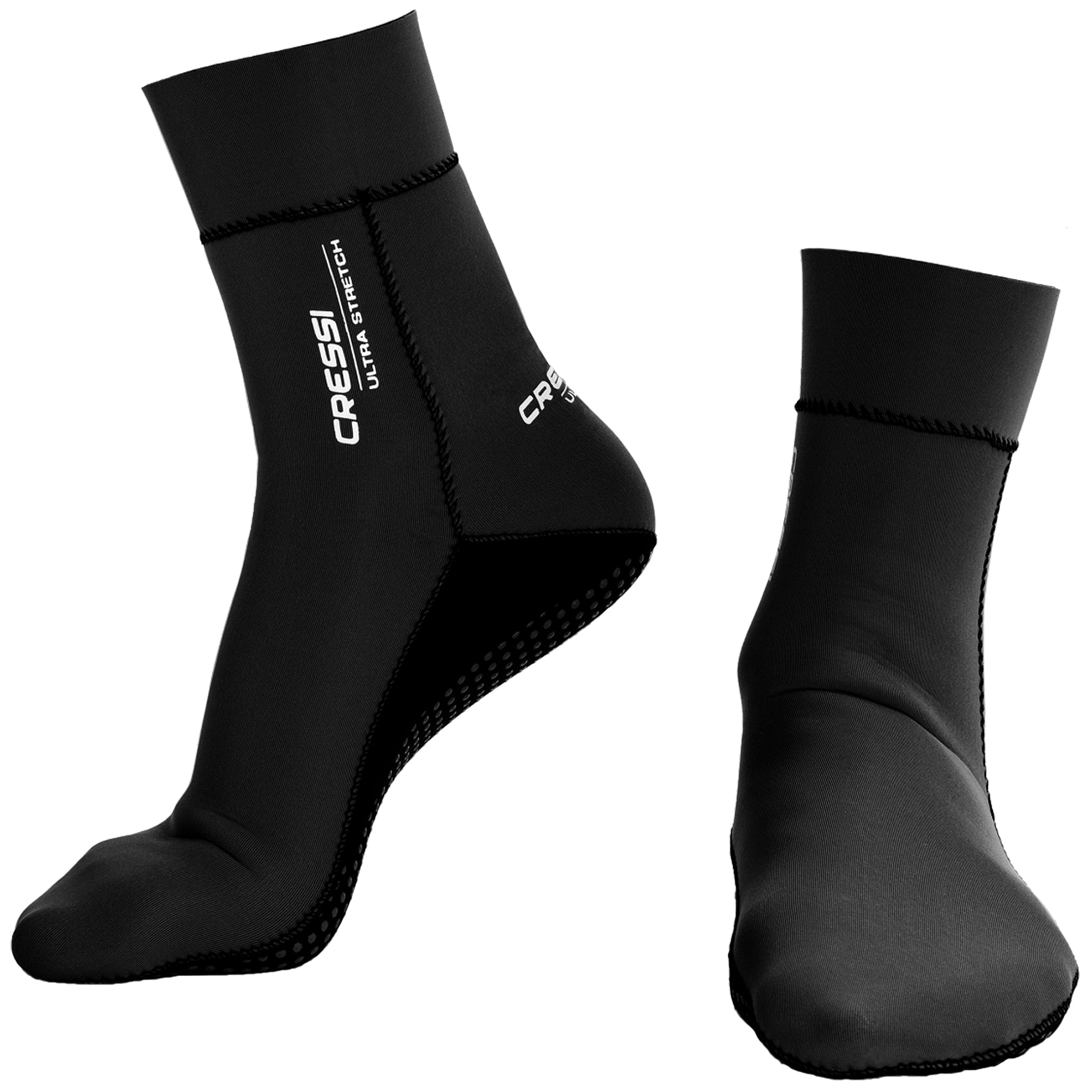 Cressi 1.5mm Ultrastretch Neoprene Socks | Black