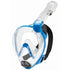 Cressi Baron Dry Full Face Snorkelling Mask | Clear/Blue