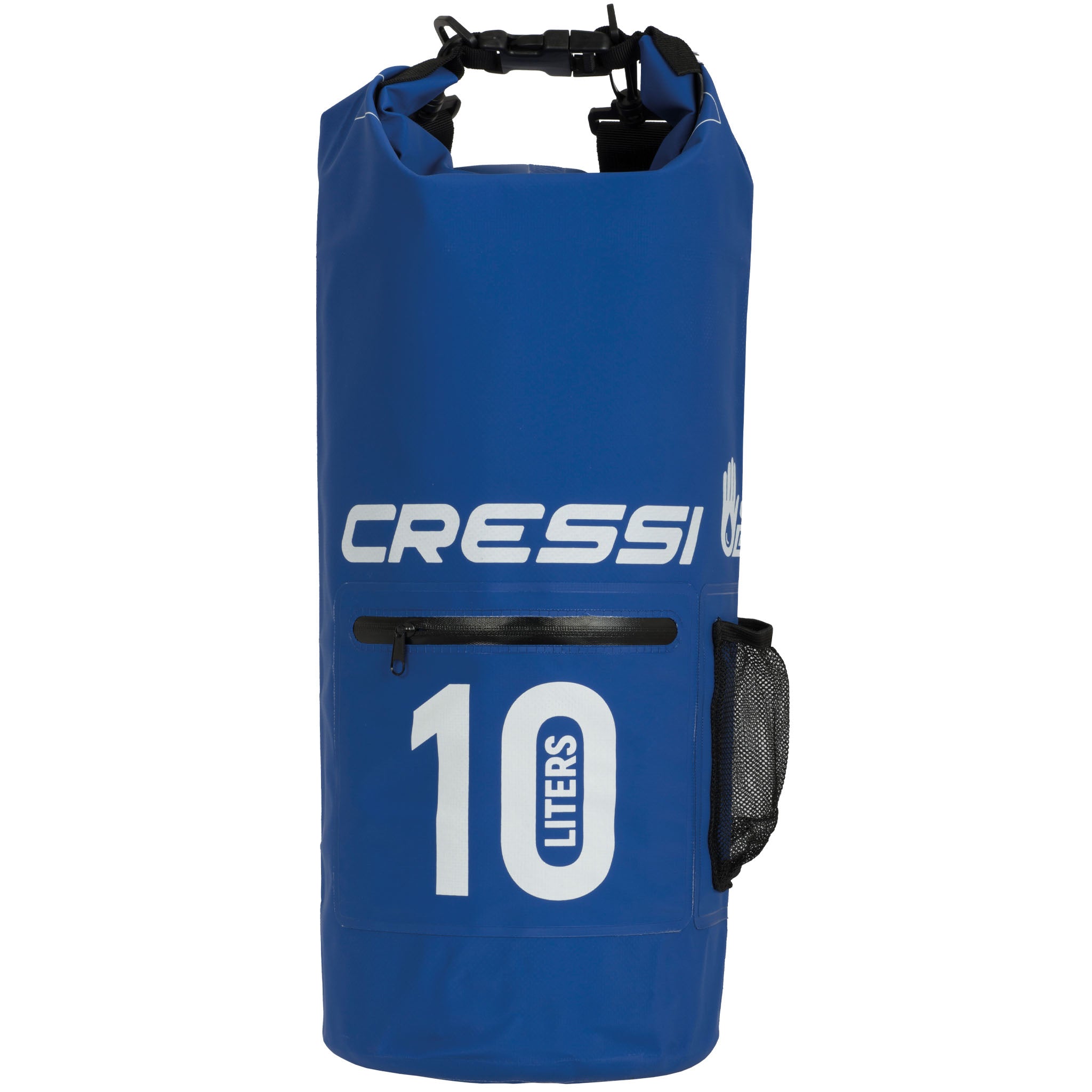 Cressi Dry Bag with Zip Pocket 10L | Blue