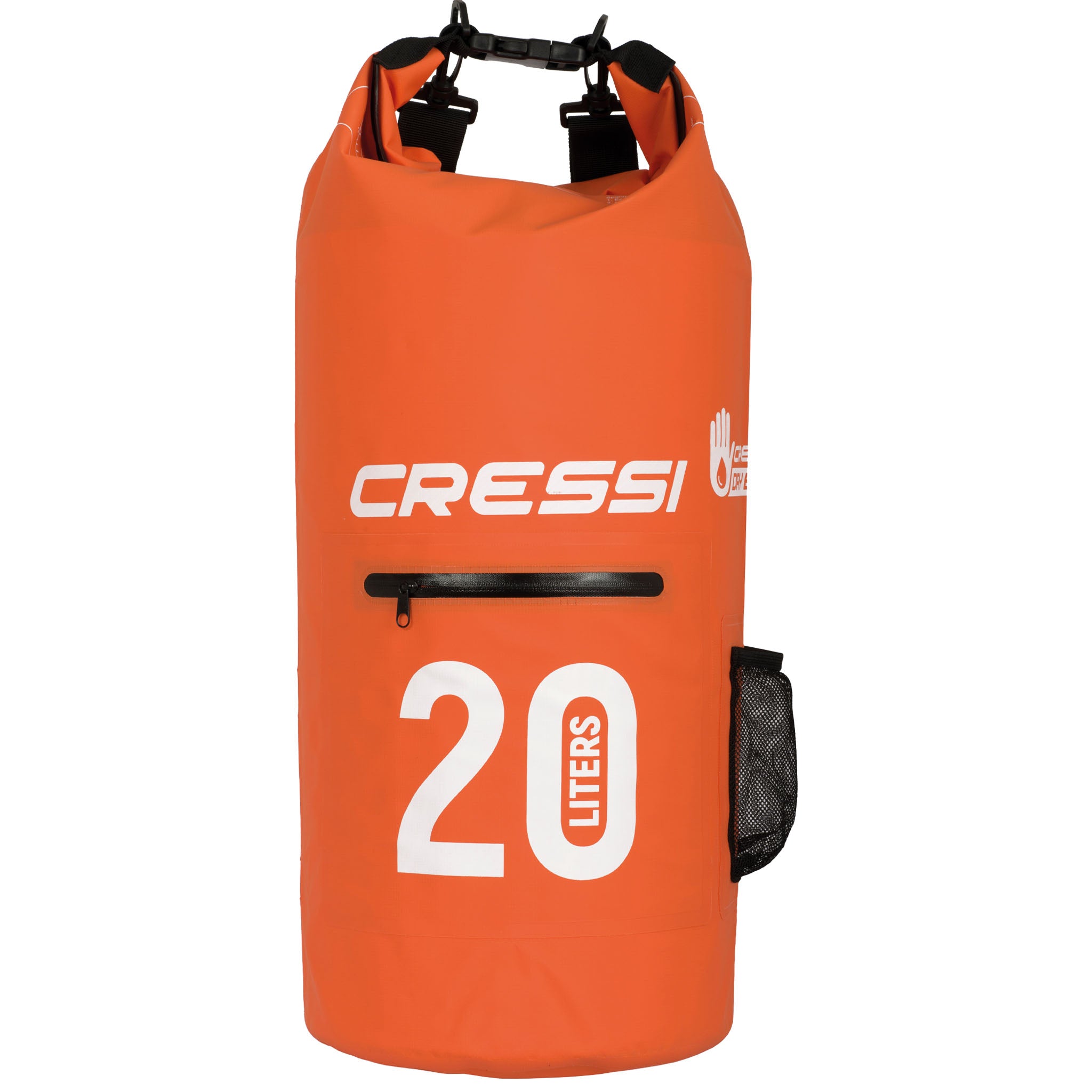 Cressi Dry Bag with Zip Pocket 20L | Orange