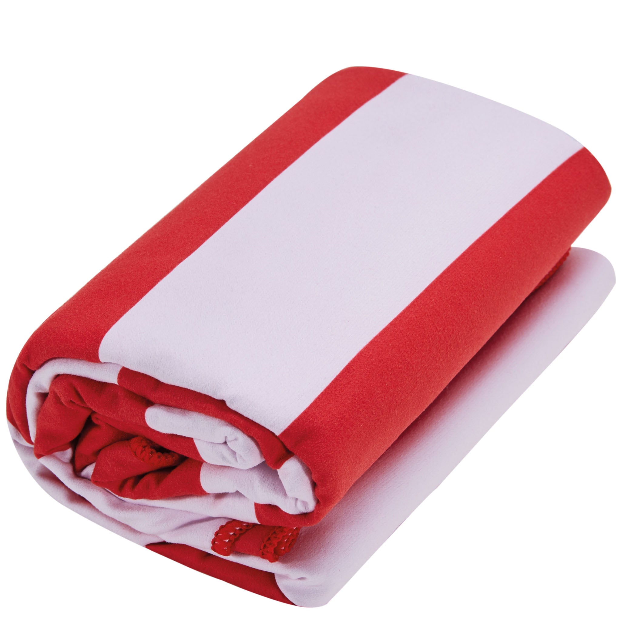 Cressi Microfibre Fast Drying Towel Stripey Design | Red
