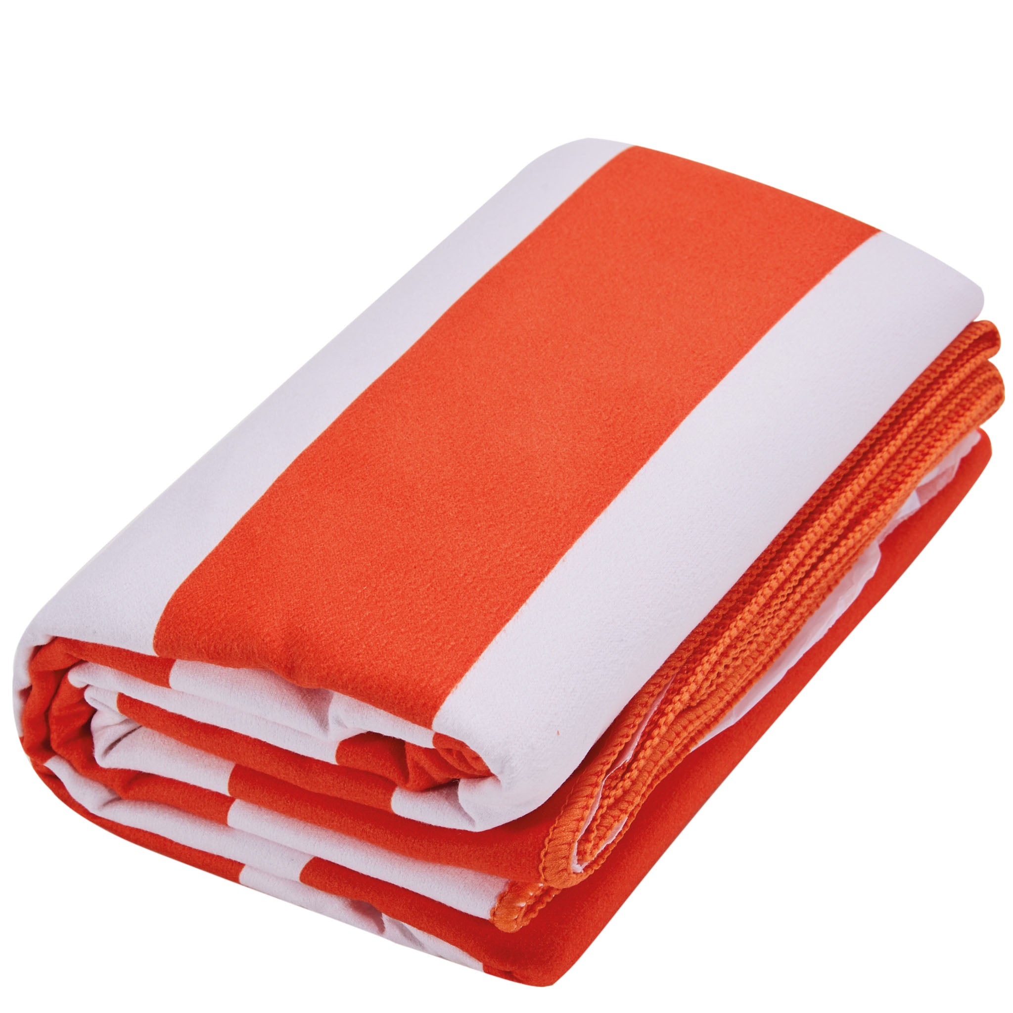 Cressi Microfibre Fast Drying Towel Stripey Design | Tangerine