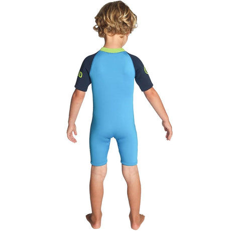 C-Skins Baby C-KID Shorty Wetsuit | Cyan/Navy Back