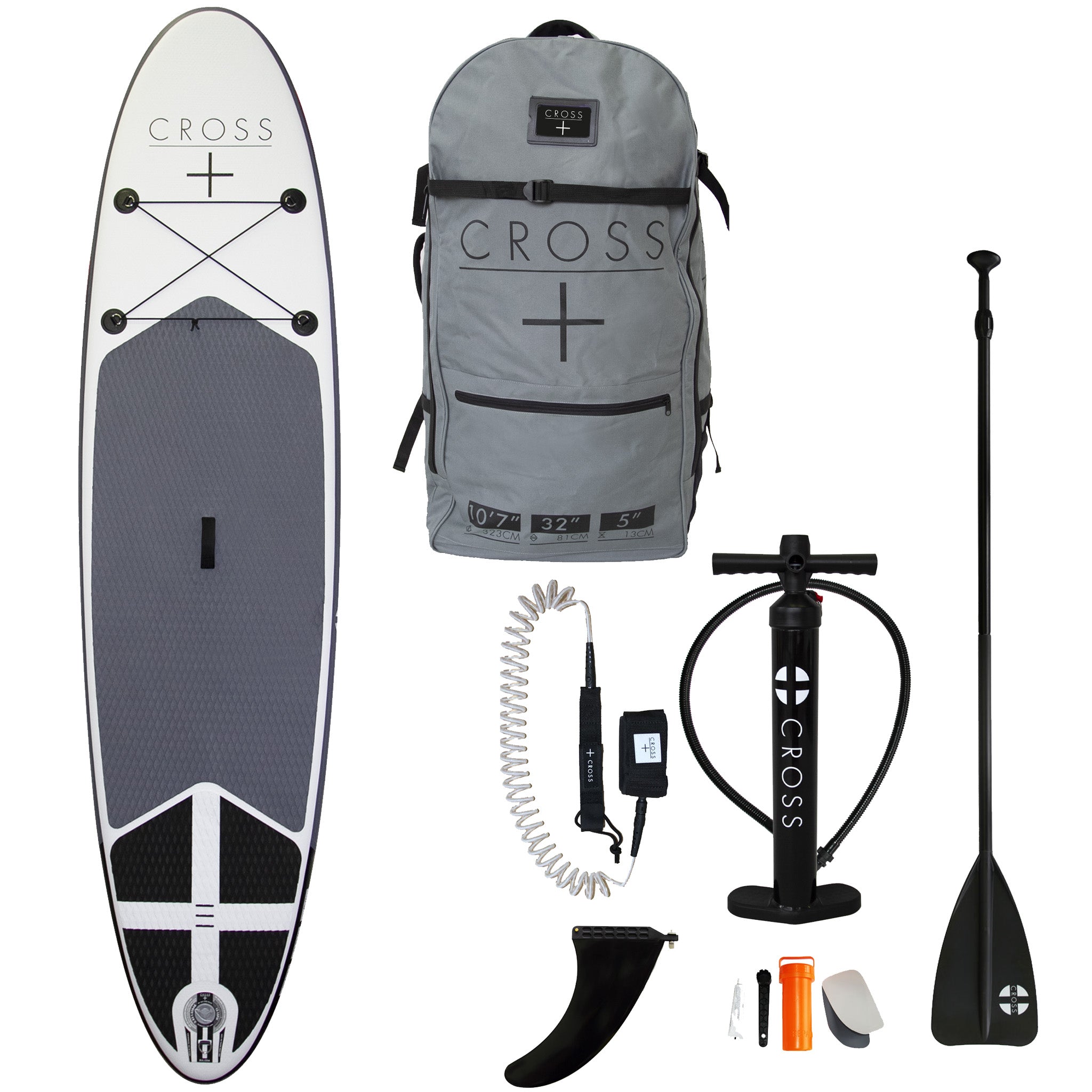 Gul 10' 7" CROSS Inflatable Paddle Board SUP Package 2020
