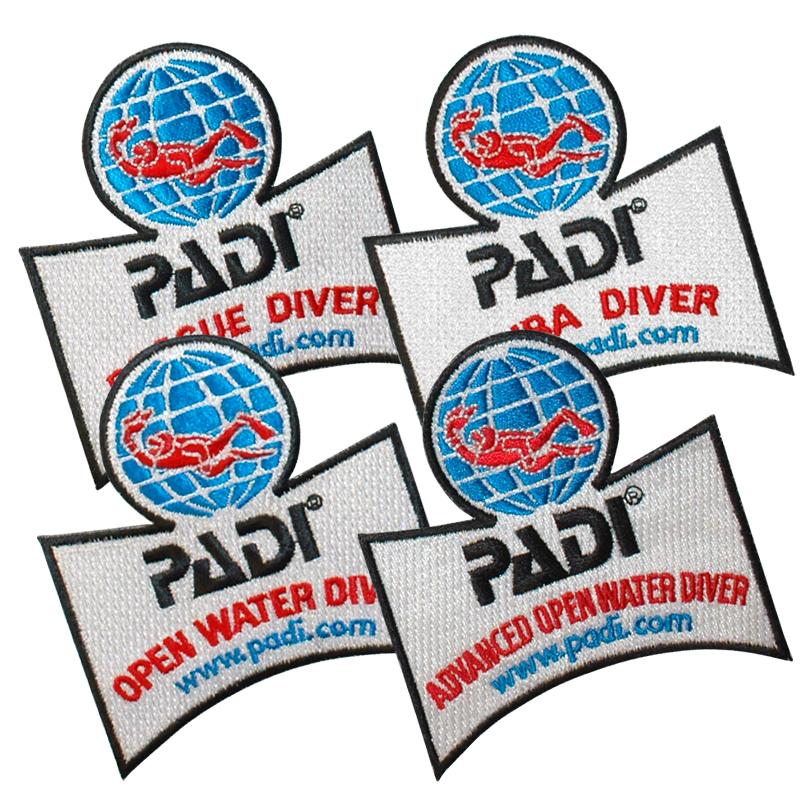 PADI Diver Qualification Emblems
