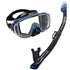 TUSA Visio Tri-Ex Mask & Elite Dry Snorkel Set | Black/Blue