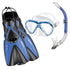 Mares X-One Marea Snorkelling Set with Fins | Blue