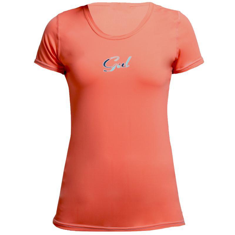 Gul Women's Loose Fit Tee UV50 Rash Guard | Coral
