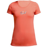 Gul Women's Loose Fit Tee UV50 Rash Guard | Coral