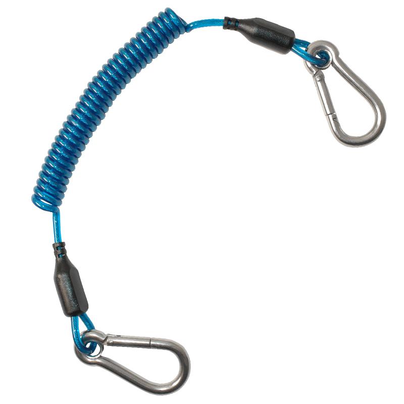 Cable Spring Line with Stainless Steel Carabiner