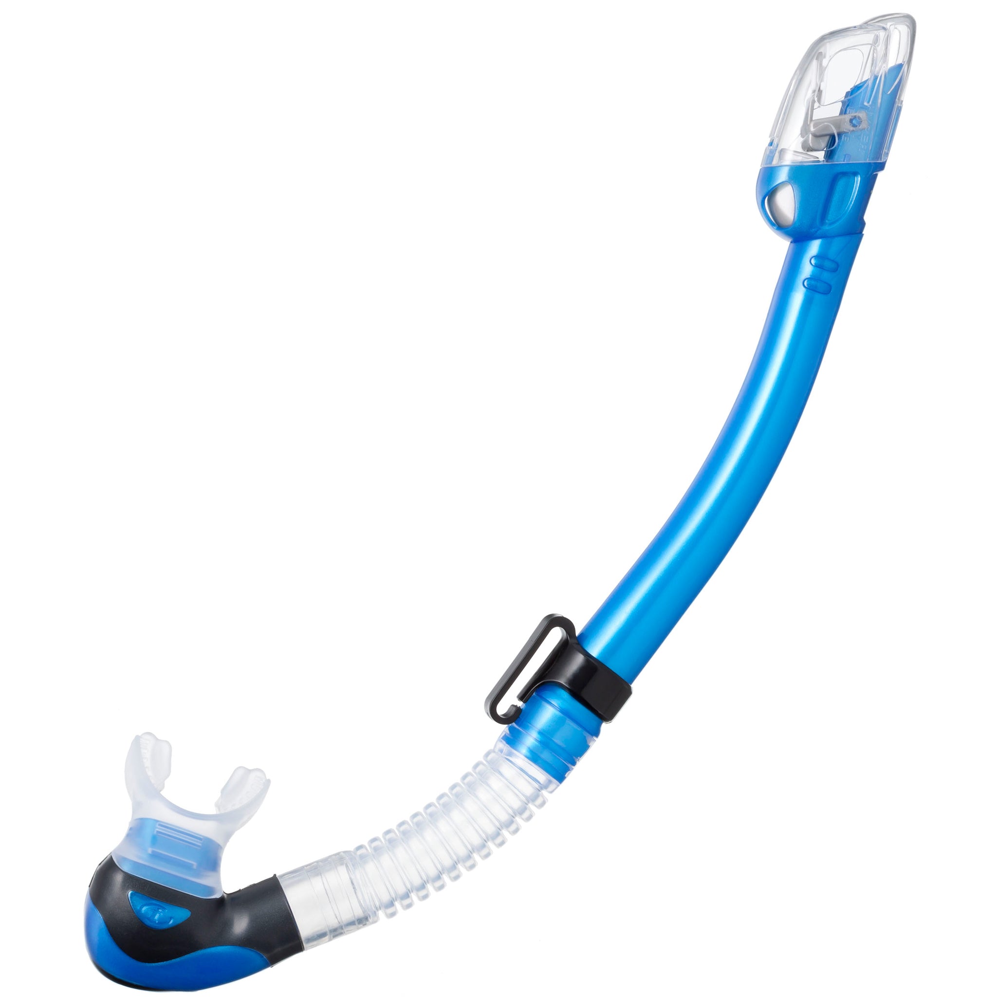 Tusa Hyperdry Elite II Dry Snorkel | Fishtail Blue