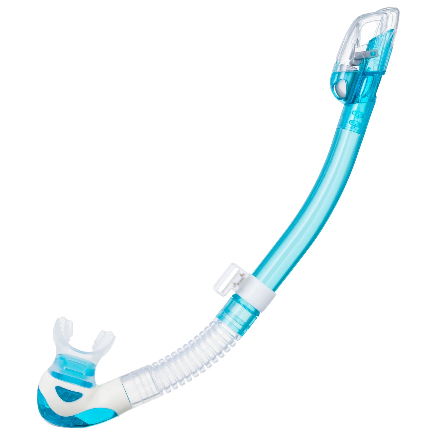 Tusa Hyperdry Elite II Dry Snorkel | Light Blue
